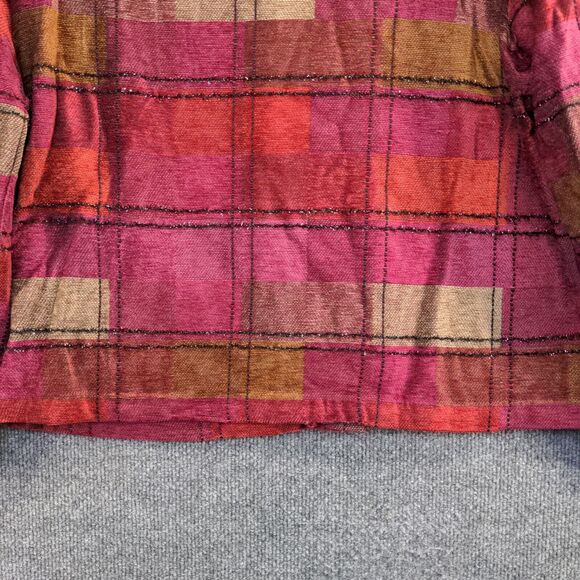 Christopher & Banks Women's Button Up Jacket Multicolor XL Long Sleeve - Picture 7 of 13